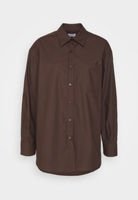 SAMMY  - Nööpidega pluus - dark choco