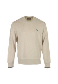 Fred Perry CREW NECK  - Felpa - porridge chiné gris ancre