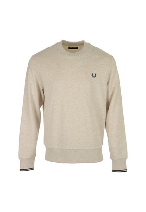 Fred Perry CREW NECK  - Felpa - porridge chiné gris ancre