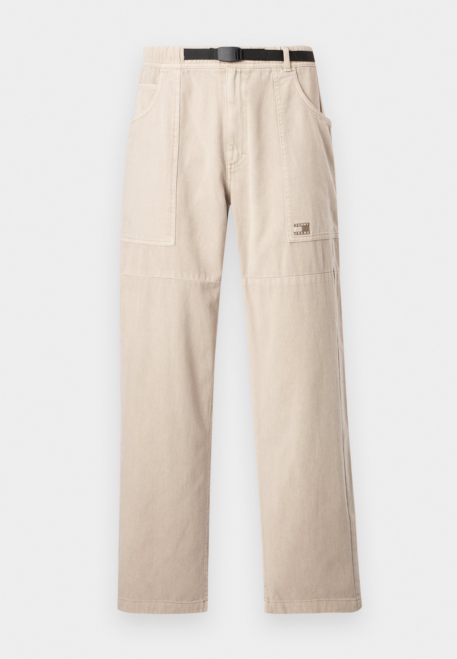 Tommy Jeans JAIMIE PANELLED TWILL RELAXED TROUSERS - Kalhoty - gulf sand