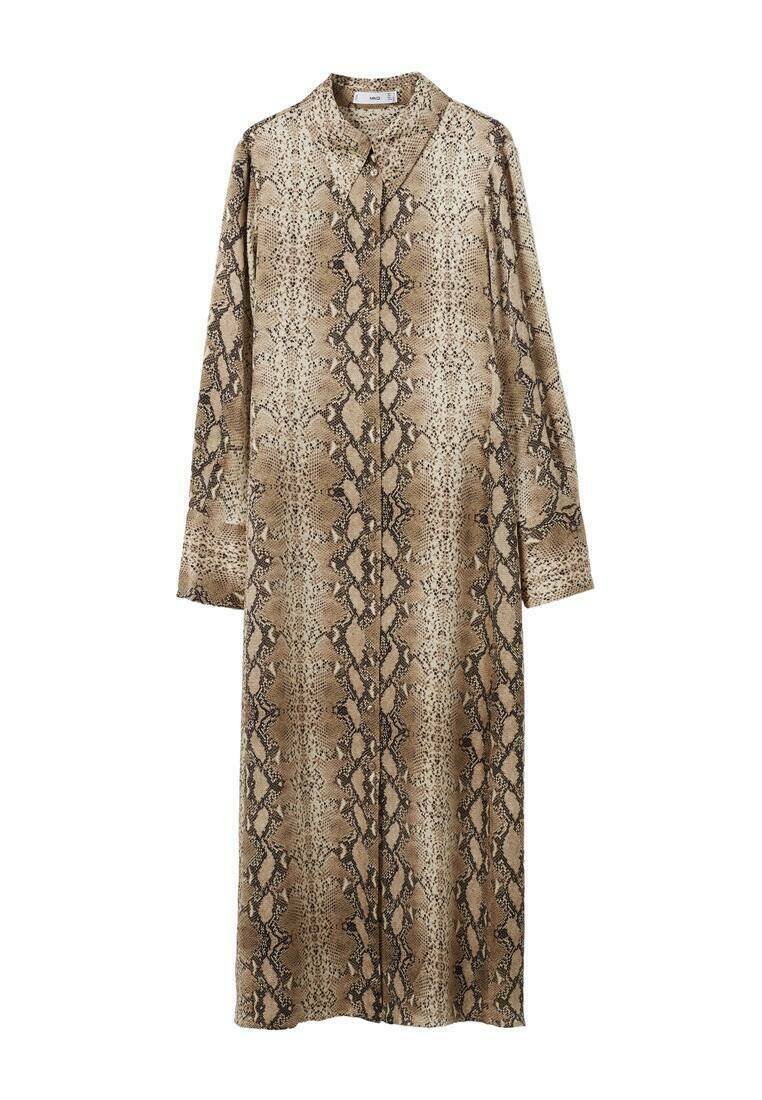 Mango Blousejurk beige Mango Blousejurk beige