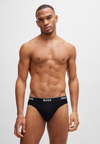 BOSS - BRIEF POWER 3 PACK - Slip - black Miniatuurafbeelding 1