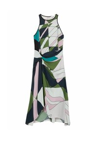 REGULAR FIT - AVIA GEOMETRIC GATHERED - Vestido informal - green