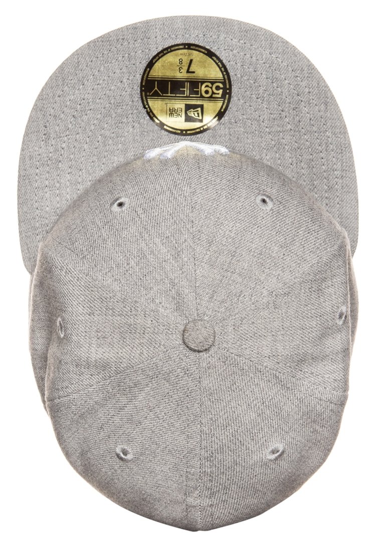 New Era 59fifty Mlb New York Yankees Cap Heather Grey White Grau Zalando De