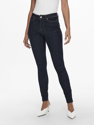ONLWAUW LIFE MID - Jeans Skinny Fit - dark blue denim
