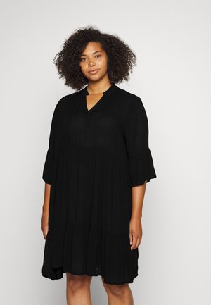 Kaffe Curve KCMARIANA AMI - Day dress - black deep