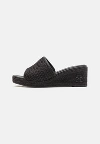 Tommy Hilfiger - WEDGE - Heeled mules - black Thumbnail Image 1