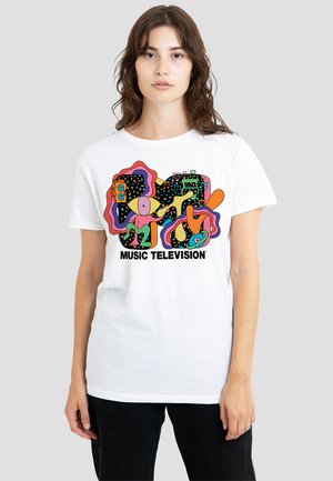 MTV EXPRESSION - Print T-shirt - white