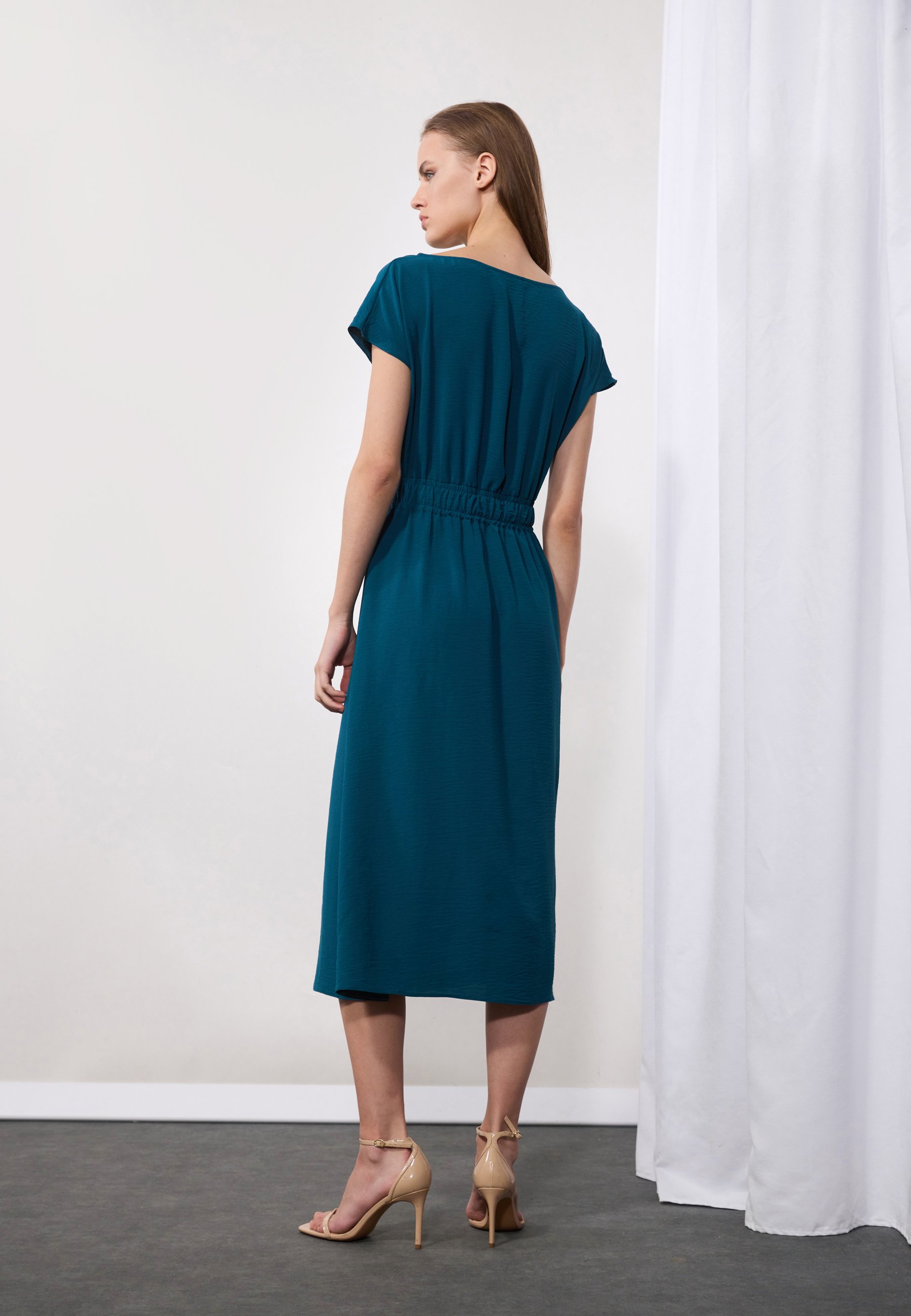 Anna Field Shift dress - petrol/teal - Zalando.co.uk