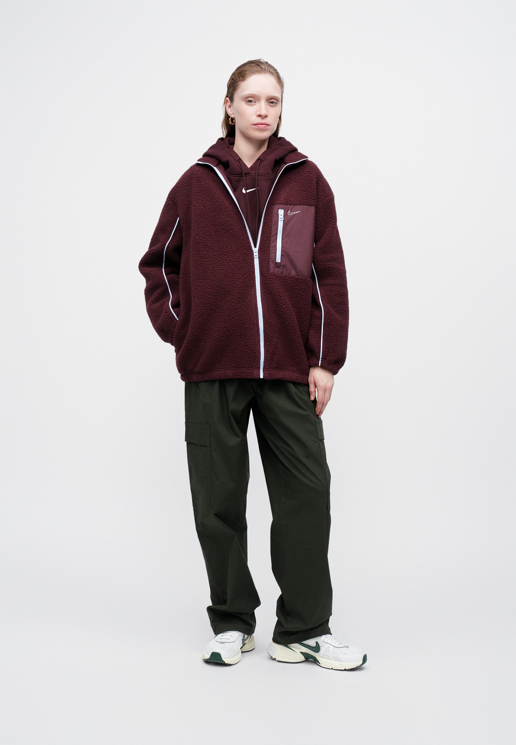 nike maroon fleece
