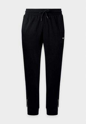 Emporio Armani, TROUSERS WITH CUFFS - Bas de pyjama - black