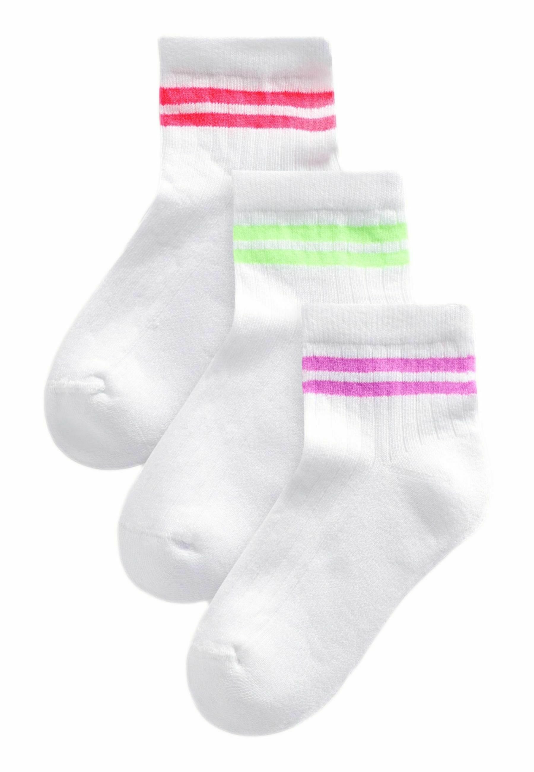 Lot De 3 Paires Chaussettes Sneaker Ikon - Courtes, Multicolores (noir/gris/blanc), Taille 35-38 Femmes - 7