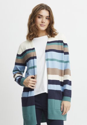 FRMELANI CAR 2 - Strickjacke - bristol blue mix