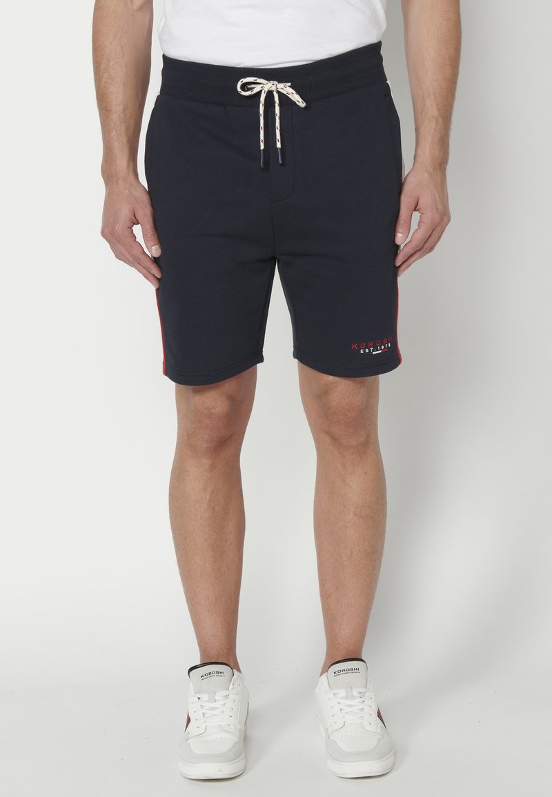 Koroshi BERMUDA - Shorts - navy