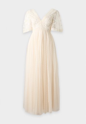 Needle & Thread, GARLAND RIBBON ANKLE GOWN - Galajurk - cream