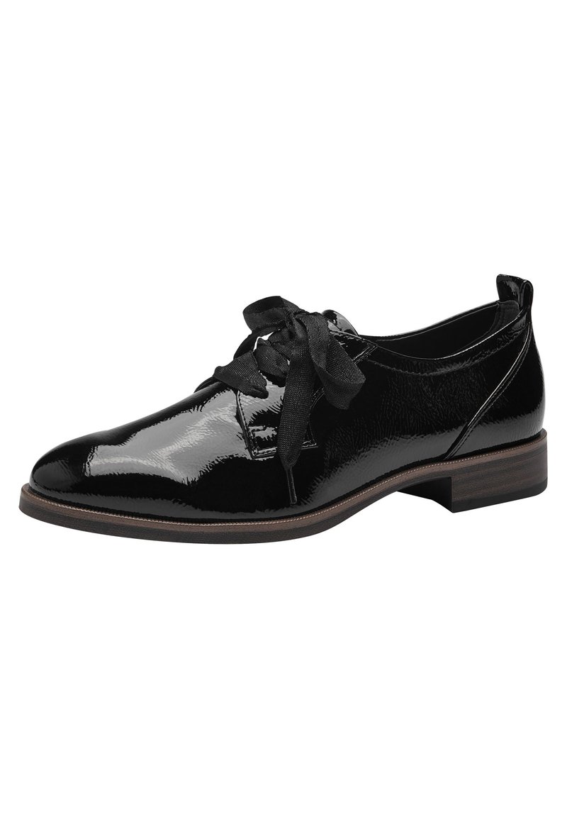 Tamaris Lace-ups black patent/black
