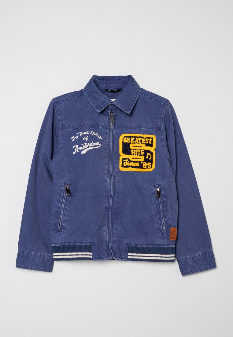 Scotch & Soda Lichte jas donkerblauw Scotch & Soda Lichte jas donkerblauw