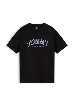 Tommy Jeans, PLAY TEE - Тениска с щампа - black