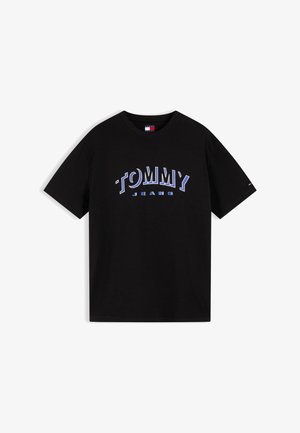 Tommy Jeans, PLAY TEE - Тениска с щампа - black