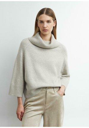 comma, STRICKJACKE - Strickpullover - beige