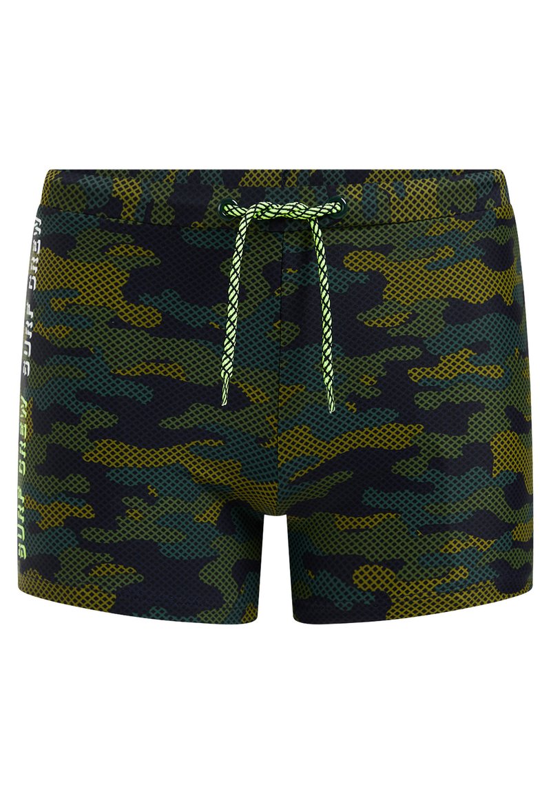 WE Fashion Zwembroek donkergroen