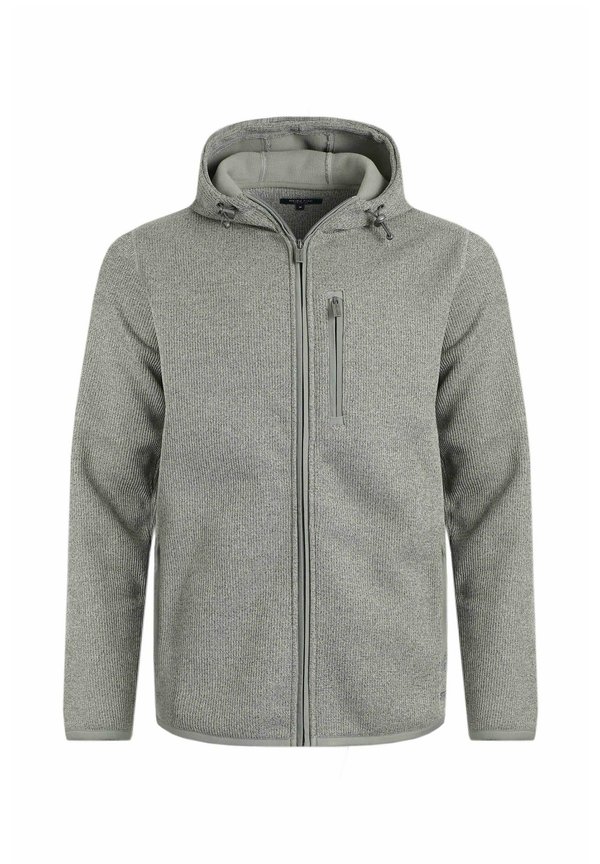 LOCKIE FULL BONDED WASHED - Cardigan - limestone2