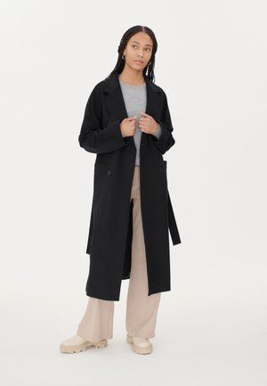 LANGER DOPPELREIHIGER - Manteau classique - black