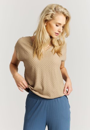 NELE - Bluse - bamboobeige