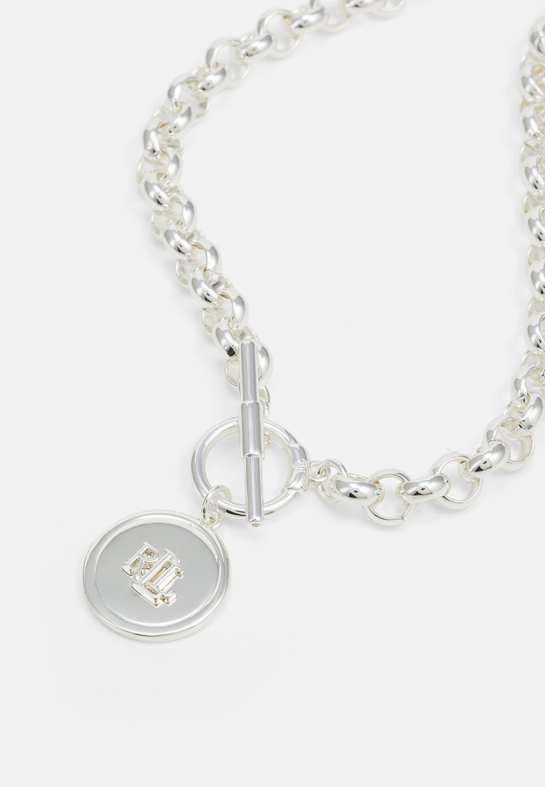 Lauren Ralph Lauren TOGGLE LOGO PENDANT - Necklace - silver