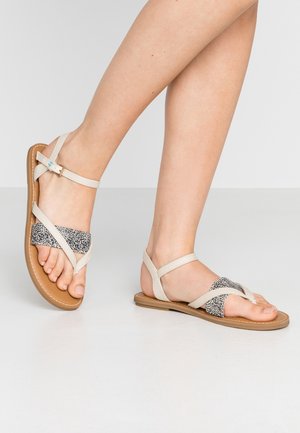 TOMS Sandaler m/ tåsplit - white