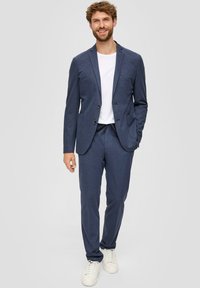 s.Oliver BLACK LABEL Pantalon classique - tiefblau
