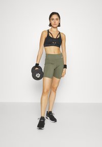 Nike Performance ONE - Leggings - medium olive/white