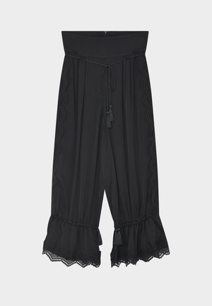 DAY Birger et Mikkelsen, BEATE MATTE CREPE - Trousers - black