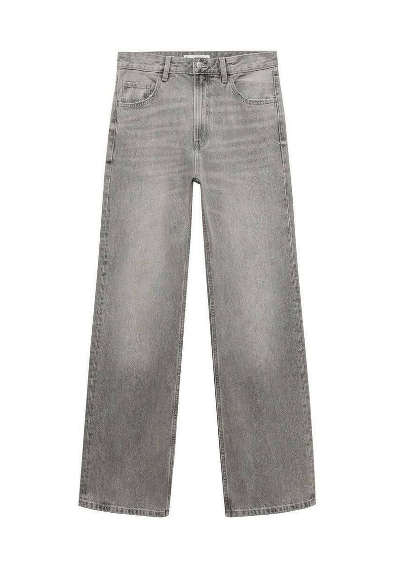 Mango Straight leg jeans grijs denim/greydenim