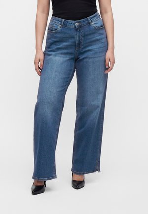 Vero Moda Curve VMCMARI TESSA - Wide Leg - medium blue denim