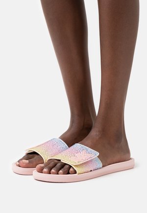 SLIDE - Mules - smokey rose/multi-coloured