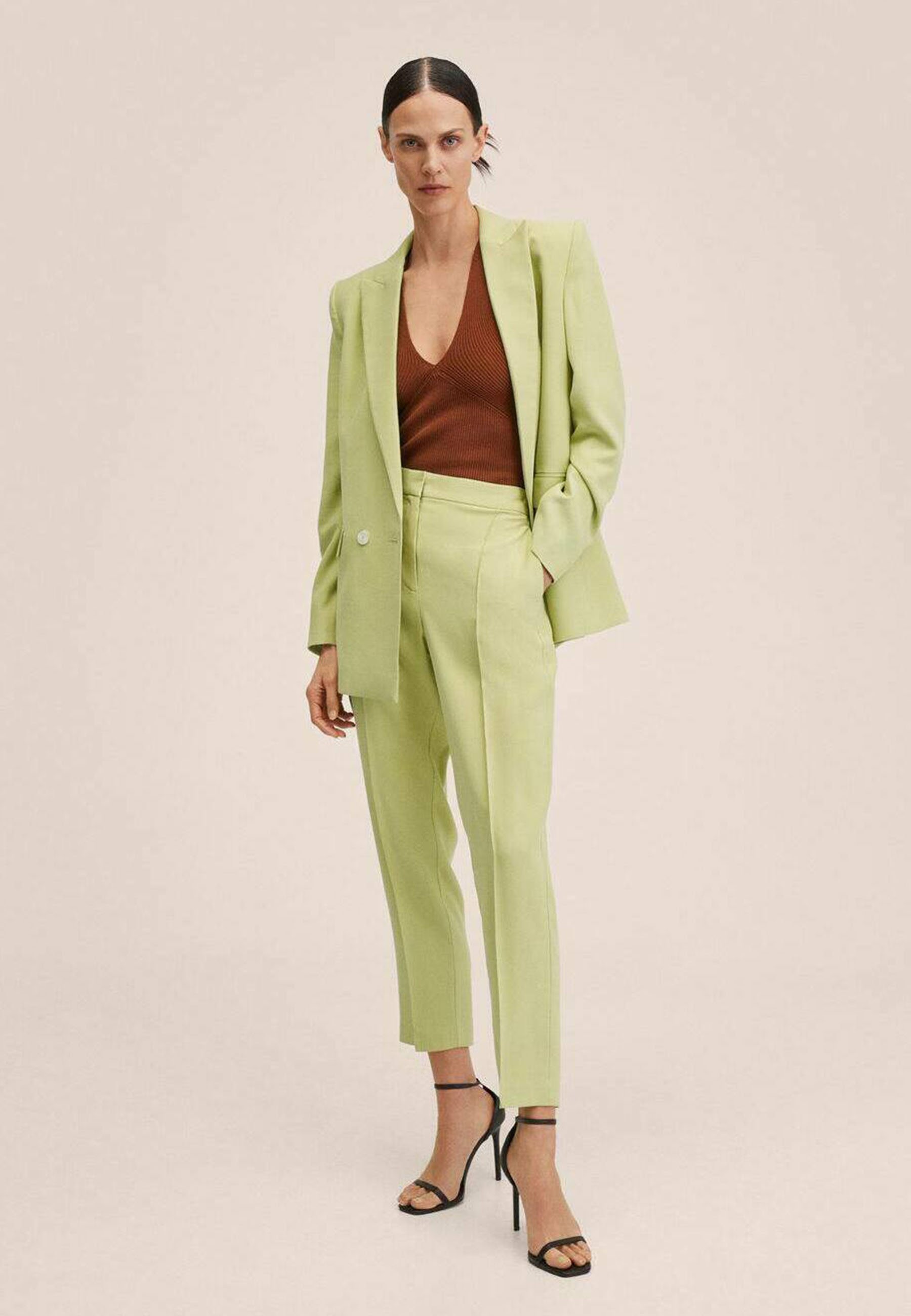 Mango TEMPITO - Pantaloni - lime/giallo chiaro - Zalando.it