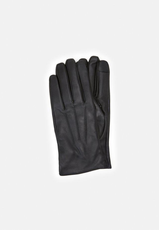 LEATHER TOUCH SCREEN - Sormikkaat - black