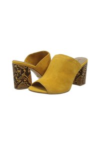 Tamaris Heeled mules - saffron snake