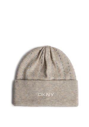 DKNY, BONNET EN TRICOT - Bonnet - beige chine