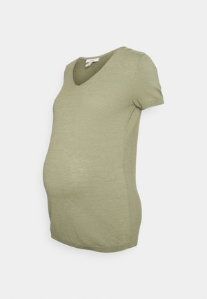 SHORT SLEEVE - T-shirt básica - real olive