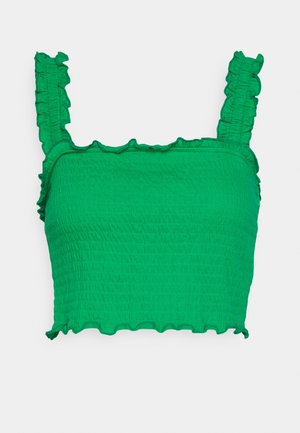 Vero Moda Petite VMMEDOSIABEL SL CROP JRS PTT - Top - bright green