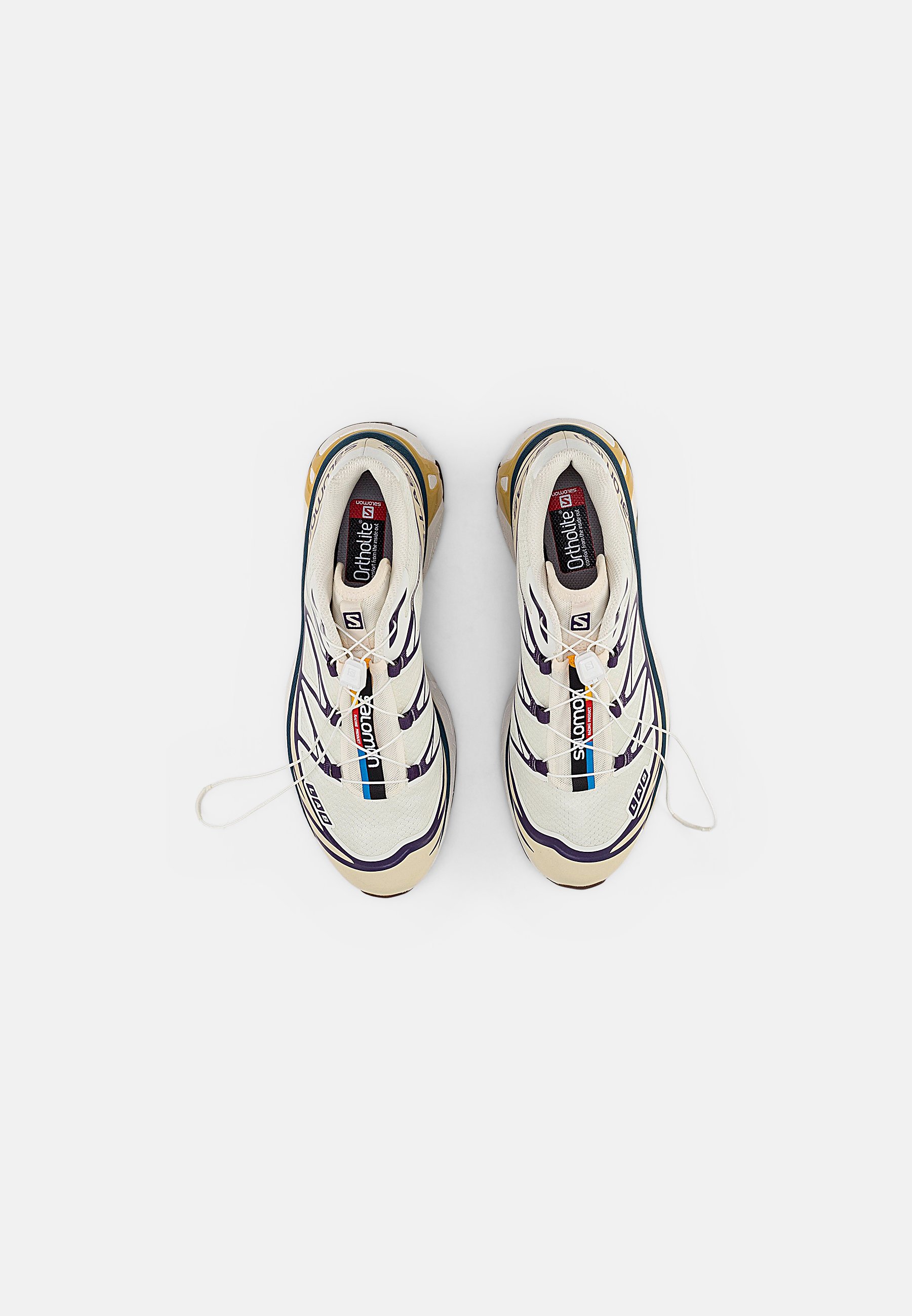 Salomon XT-6 - Trainers - vanilla/rainy day/grape/off-white - Zalando.co.uk