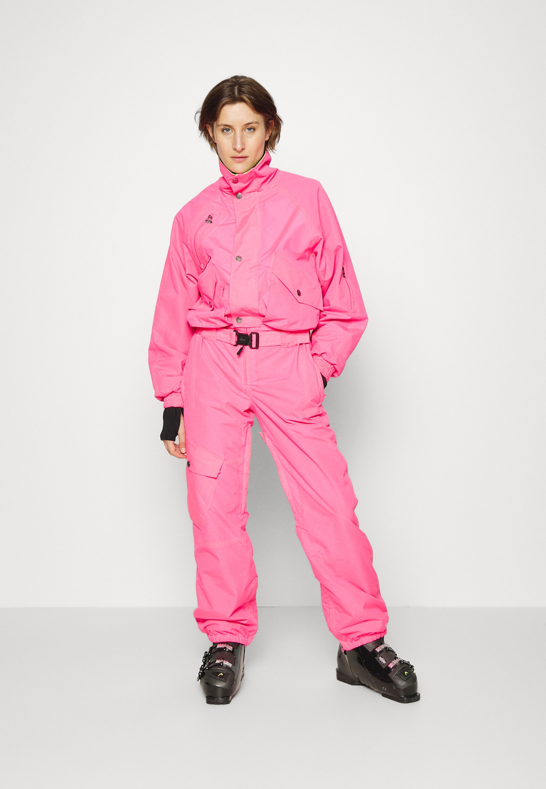 SKI OVERALL - Snow pants - neon pink 