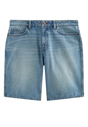 New Look, LIGHT WASH BERMUDA - Jeans Shorts - blue