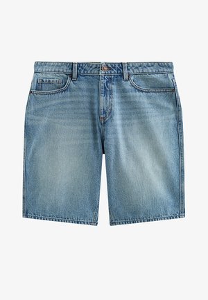New Look, LIGHT WASH BERMUDA - Jeans Shorts - blue