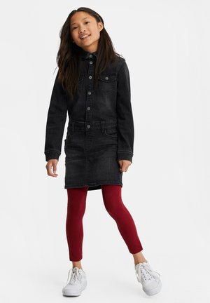 MEISJES SKINNY FIT - Leggings - burgundy red