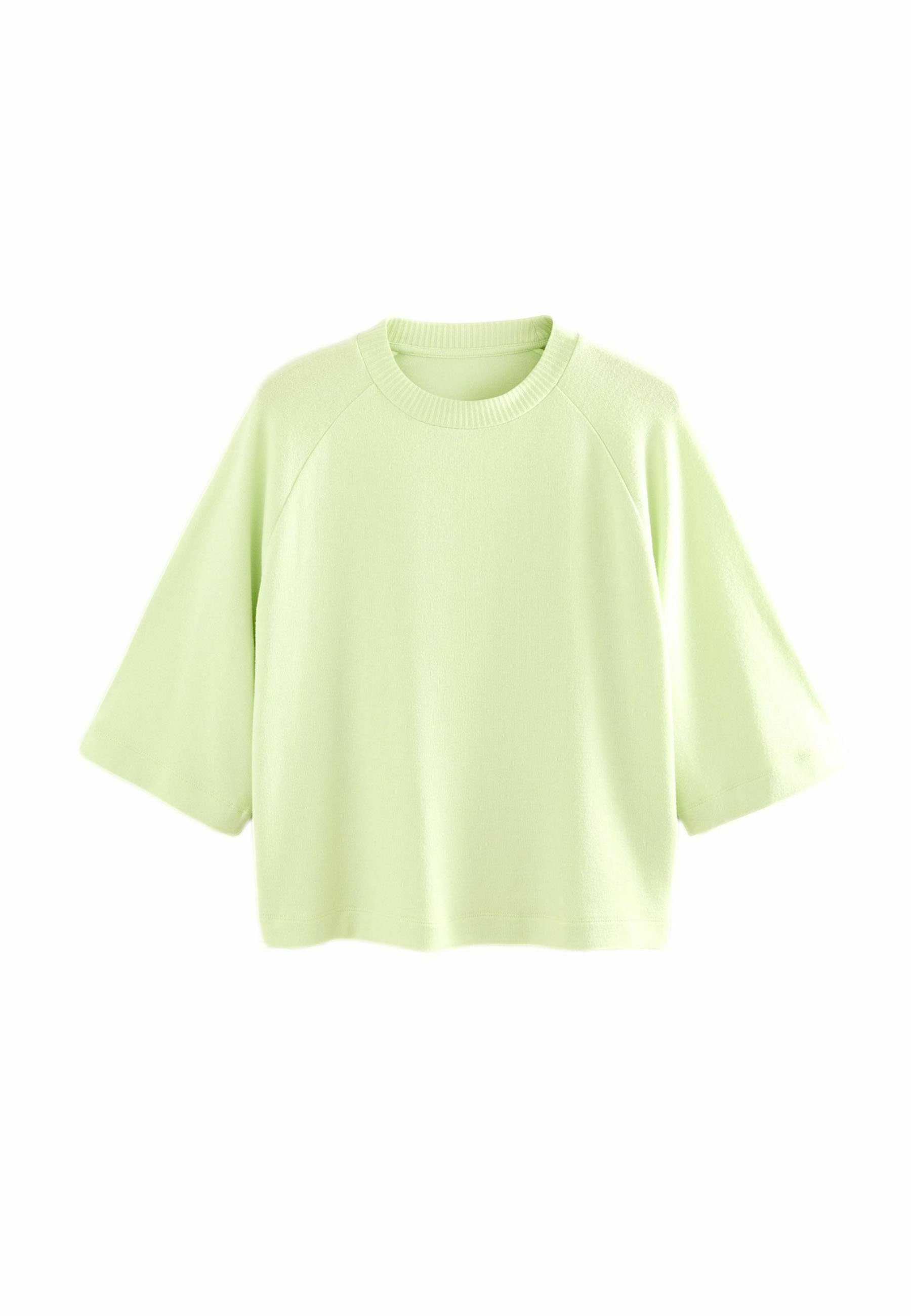 Pull manches longues vert pastel femme | Cache Cache