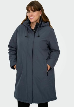 Wintermantel - ombre blue