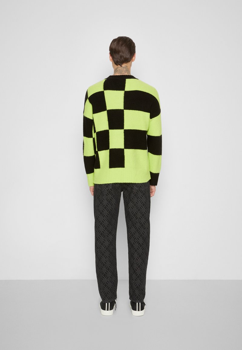 Herren T-shirts & Polos | Holzweiler HANGER SQUARE CREW Strickpullover black/lime/schwarz - LX35020 Herren T-shirts & Polos | Holzweiler HANGER SQUARE CREW Strickpullover black/lime/schwarz - LX35020